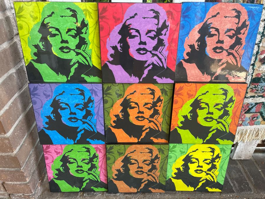 Marilyn Monroe 3-D Pop Art Print On Board 27W X 27H [Photo 1]