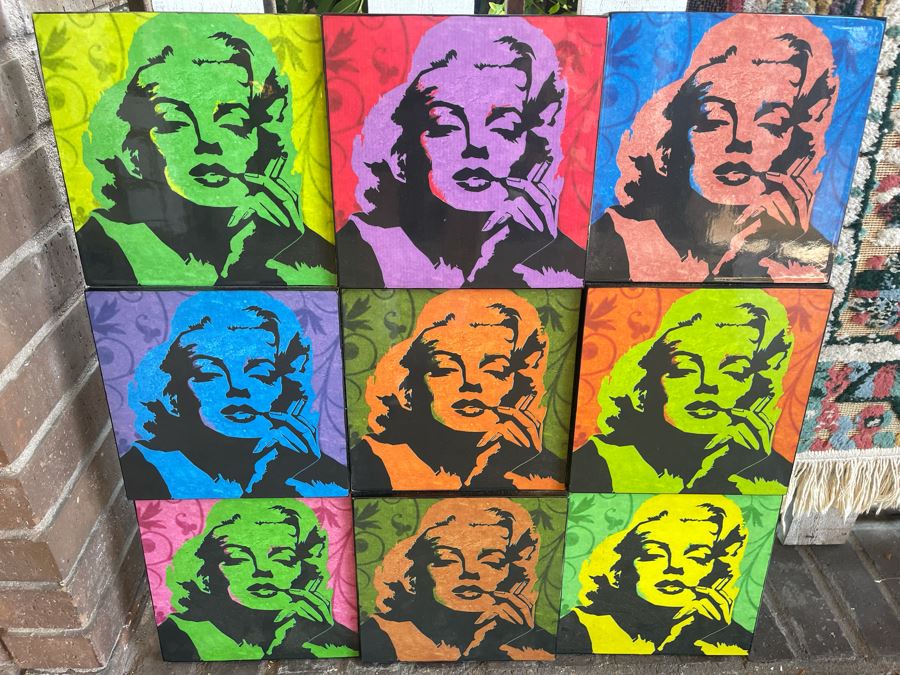 Marilyn Monroe Print On Board 27W X 27H [Photo 2]