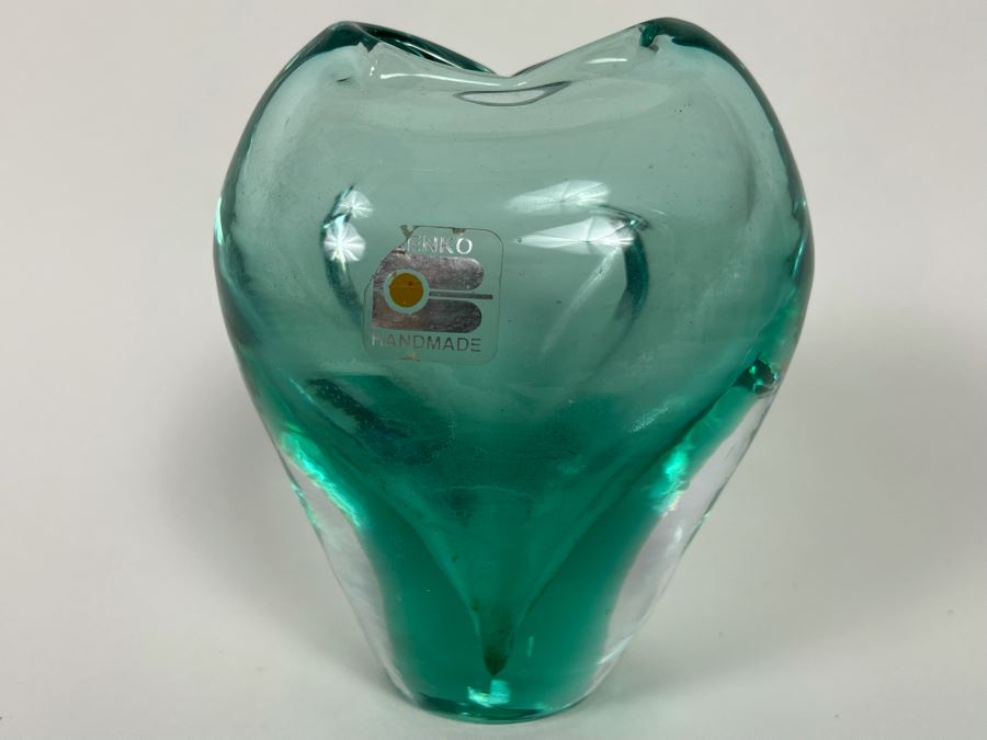 Blenko Glass Vase 4.5H [Photo 2]