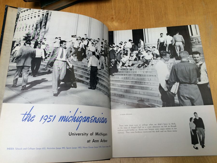 University of Michigan Yearbooks 1950-1954 [Photo 8]