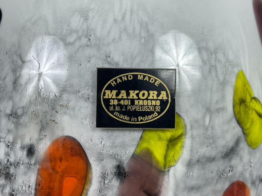 Handmade Makora Vase Made In Poland 11H [Photo 2]