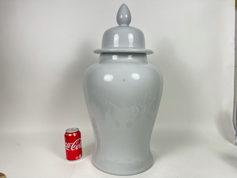 White Decorative Temple Jar 24H Retails $41 [Photo 2]