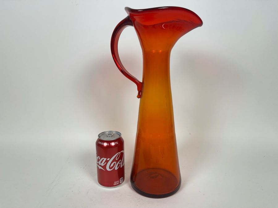 Ruby Red Blenko Glass Jar 15H Retails $58 [Photo 3]