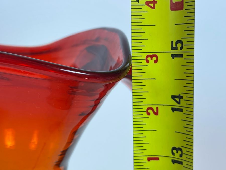 Ruby Red Blenko Glass Jar 15H Retails $58 [Photo 6]