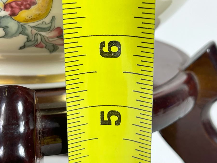 Lenox Serenade Vase 7H With Wooden Stand 5H [Photo 7]