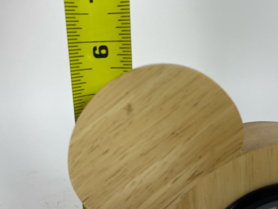 Disney Mickey Mouse Wooden Quartz Clock 8W X 6H [Photo 5]