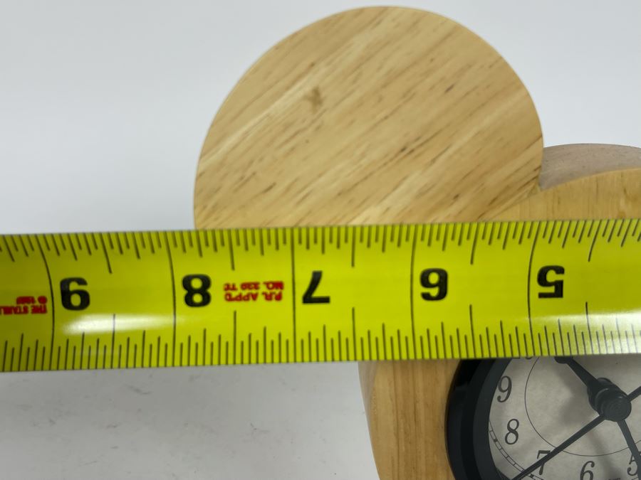 Disney Mickey Mouse Wooden Quartz Clock 8W X 6H [Photo 4]