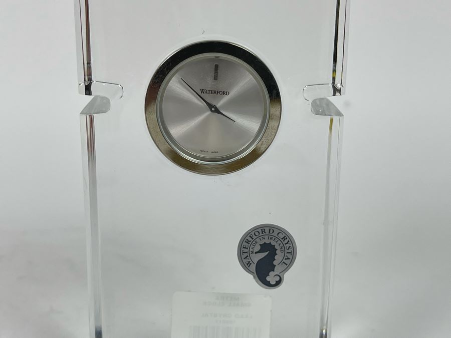 New Waterford Crystal Metra Clock 3W X 5.5H [Photo 3]