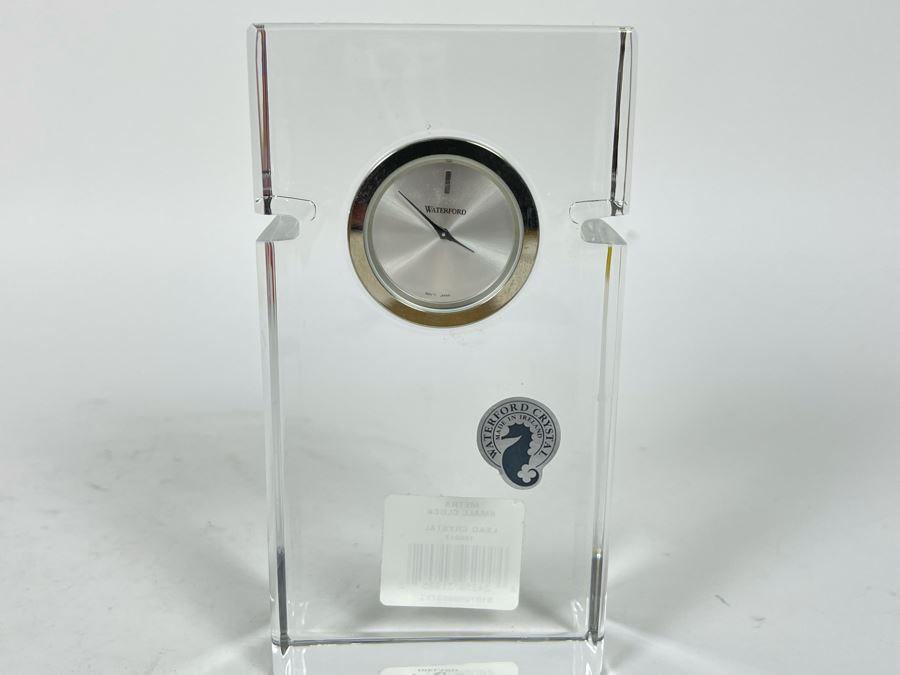 New Waterford Crystal Metra Clock 3W X 5.5H [Photo 2]