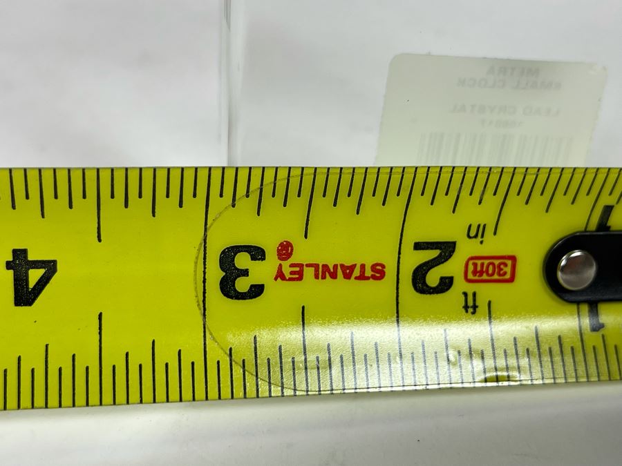 New Waterford Crystal Metra Clock 3W X 5.5H [Photo 5]