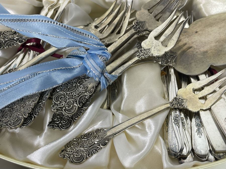 Various Silverplate Flatware And Serving Pieces [Photo 6]