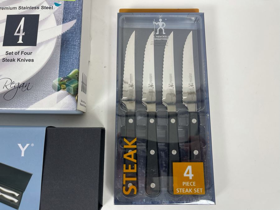 Various New Steak Knives And 2 Piece Carving Set [Photo 3]