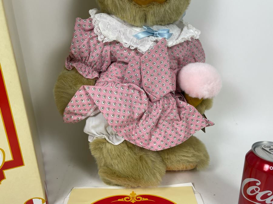 New Limited Edition Raikes Original Circus Collection Emma Wooden Bear With Cert And Box 18H [Photo 4]