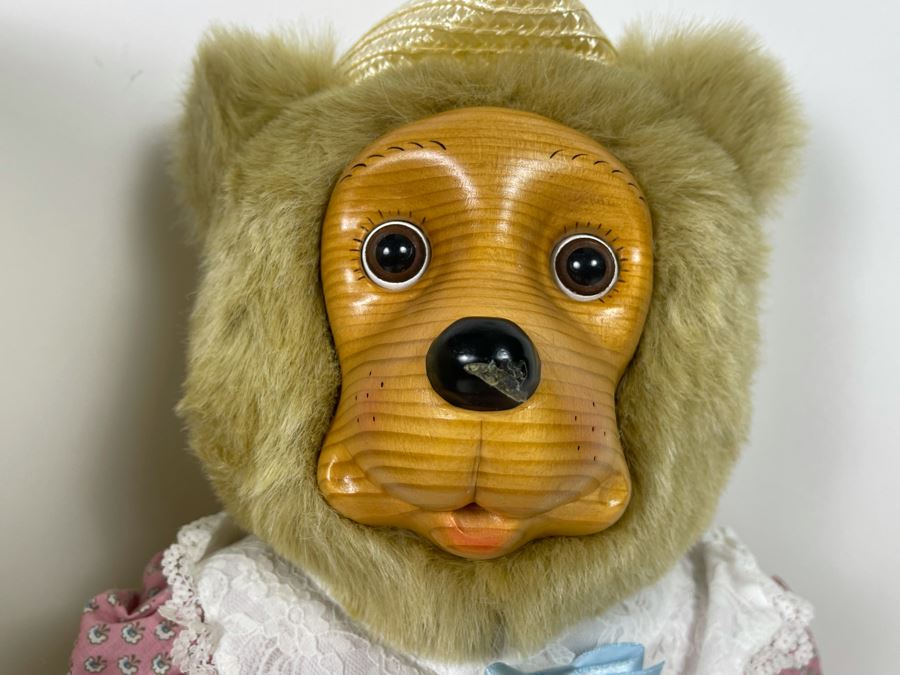 New Limited Edition Raikes Original Circus Collection Emma Wooden Bear With Cert And Box 18H [Photo 2]