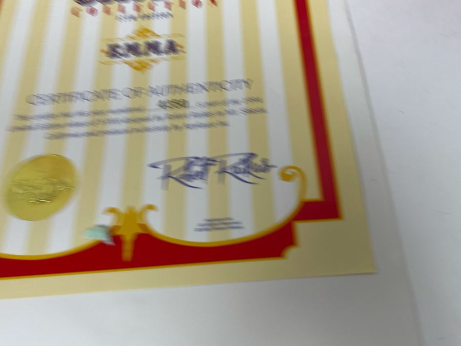 New Limited Edition Raikes Original Circus Collection Emma Wooden Bear With Cert And Box 18H [Photo 6]