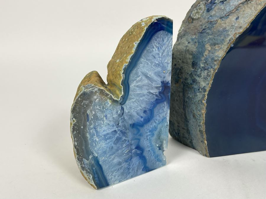 Set Of Four Polished Geode Bookends [Photo 3]