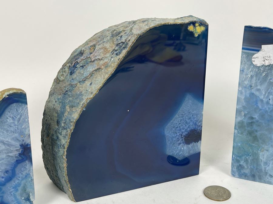 Set Of Four Polished Geode Bookends [Photo 4]