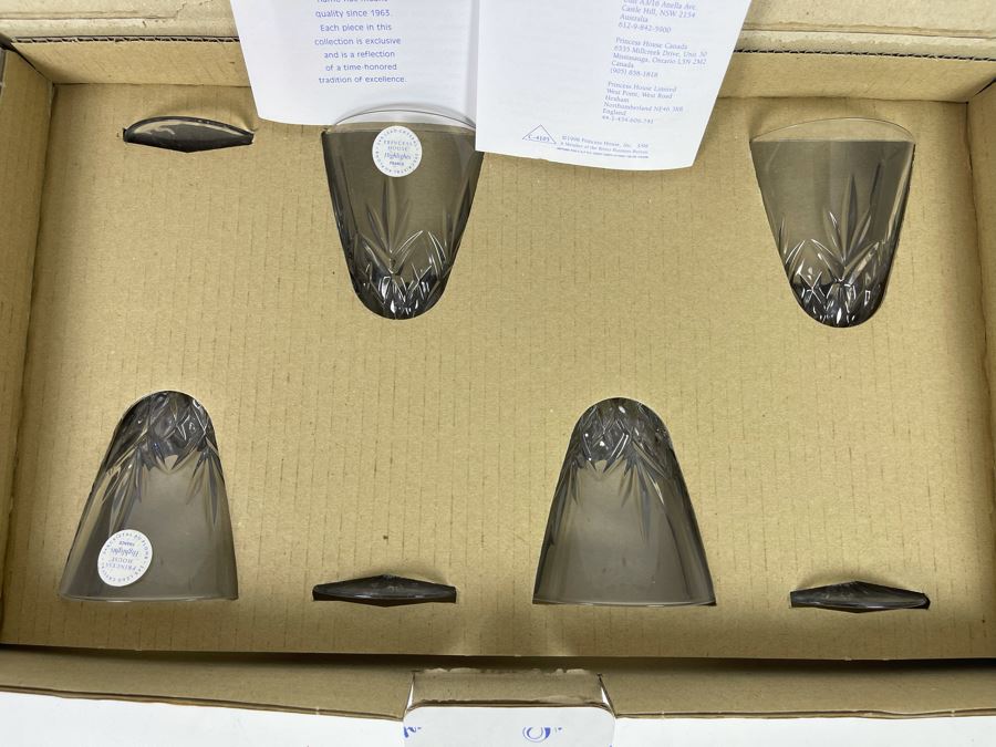 Set Of Four New Princess House Crystal Stemware Glasses [Photo 2]