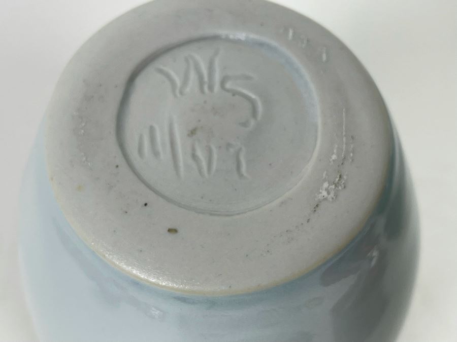 Collection Of Three Pottery Pieces (Two Signed) And Mid-Century Enamel Ashtray [Photo 11]