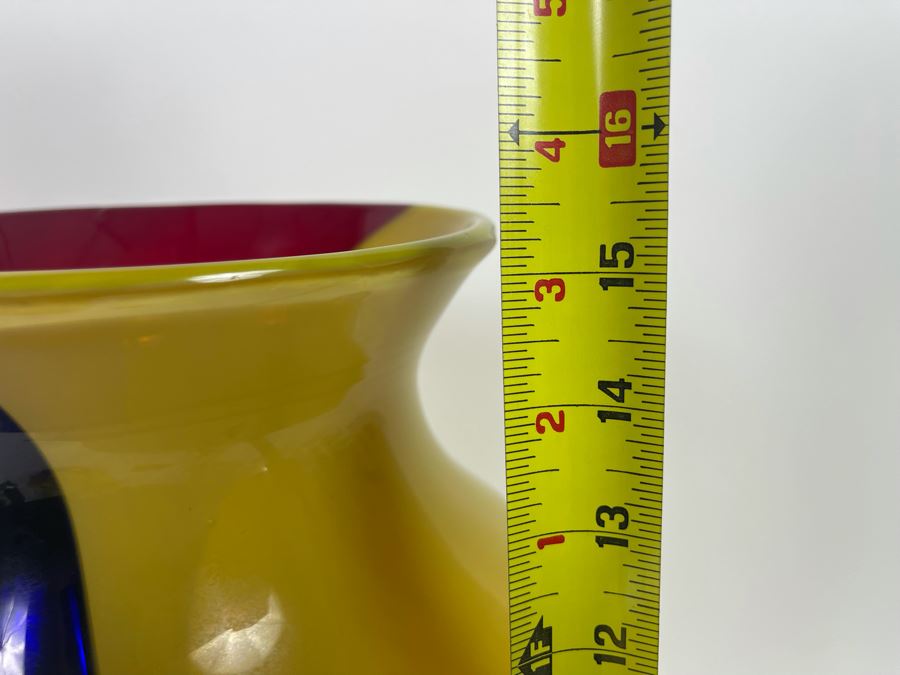 Large Blenko Glass Vase 15.5H [Photo 7]