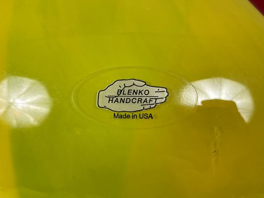 Large Blenko Glass Vase 15.5H [Photo 4]