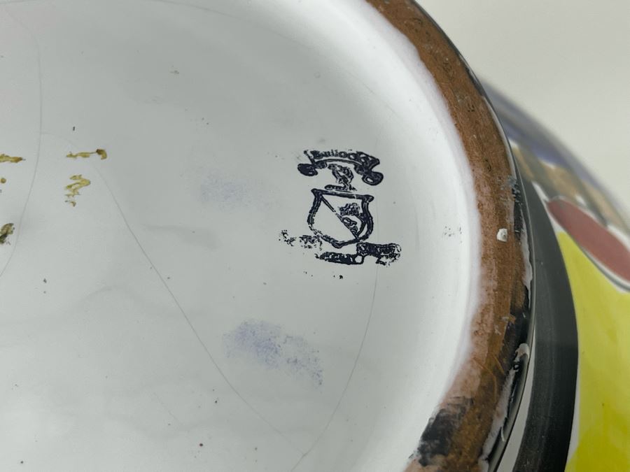 Large Signed Art Pottery Vase La Musa Italy 12W X 15H [Photo 8]