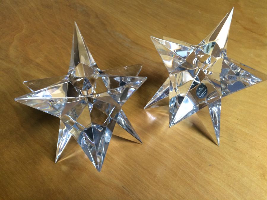 (2) Rosenthal Star Candleholders [Photo 1]