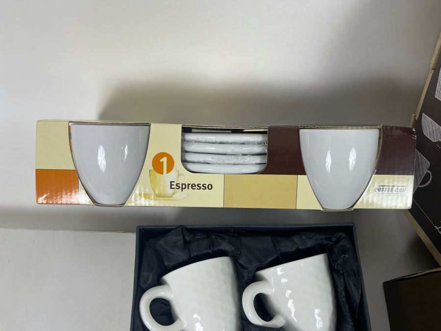 New Collection Of Various Coffee Mugs And Espresso Mugs Cups (4 Sets Total) [Photo 6]