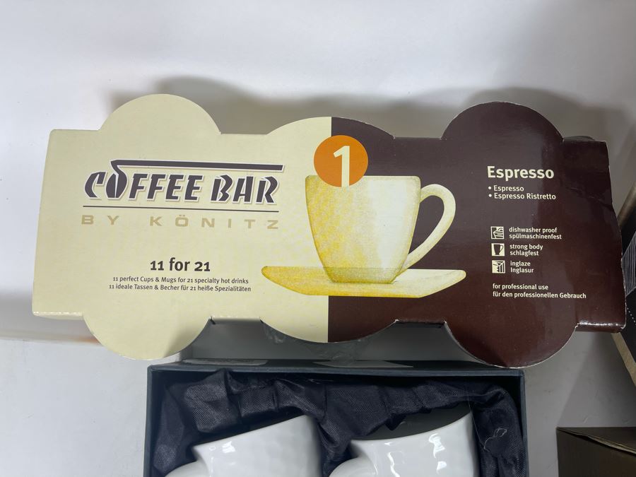 New Collection Of Various Coffee Mugs And Espresso Mugs Cups (4 Sets Total) [Photo 5]