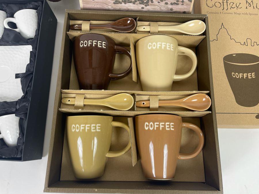 New Collection Of Various Coffee Mugs And Espresso Mugs Cups (4 Sets Total) [Photo 3]