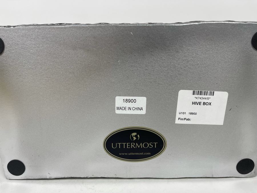 Uttermost Bee Hive Metal Box 11.5W X 7D X 5H [Photo 6]