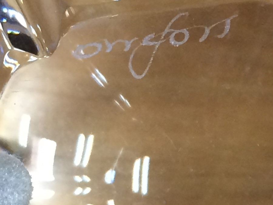 Mid Century Orrefors Sweden Crystal Vase [Photo 6]