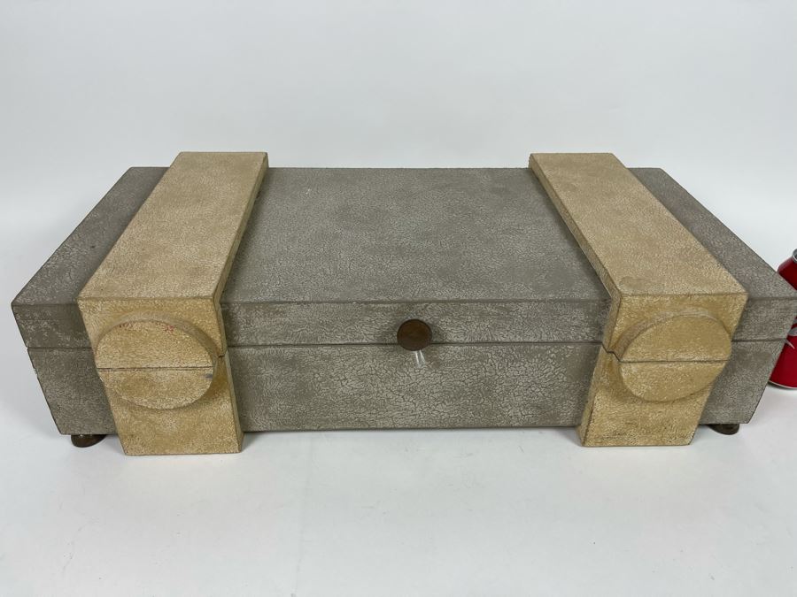 Large Hart Associates Art Deco Style Box 22W X 11.5D X 6.5H [Photo 3]