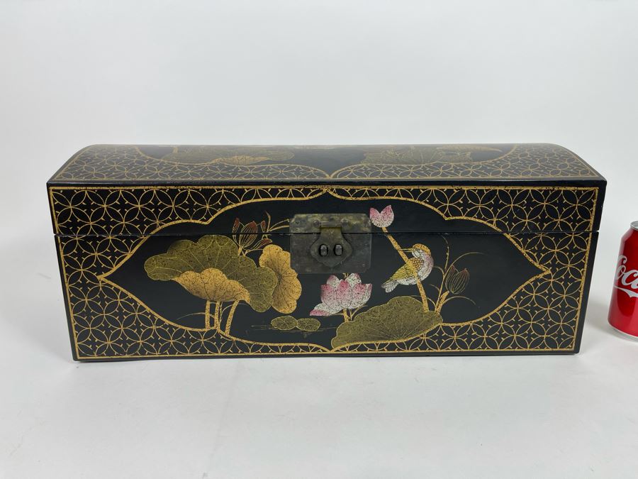 Asian Style Decorative Box 20W X 8D X 8H Retails $100 [Photo 2]