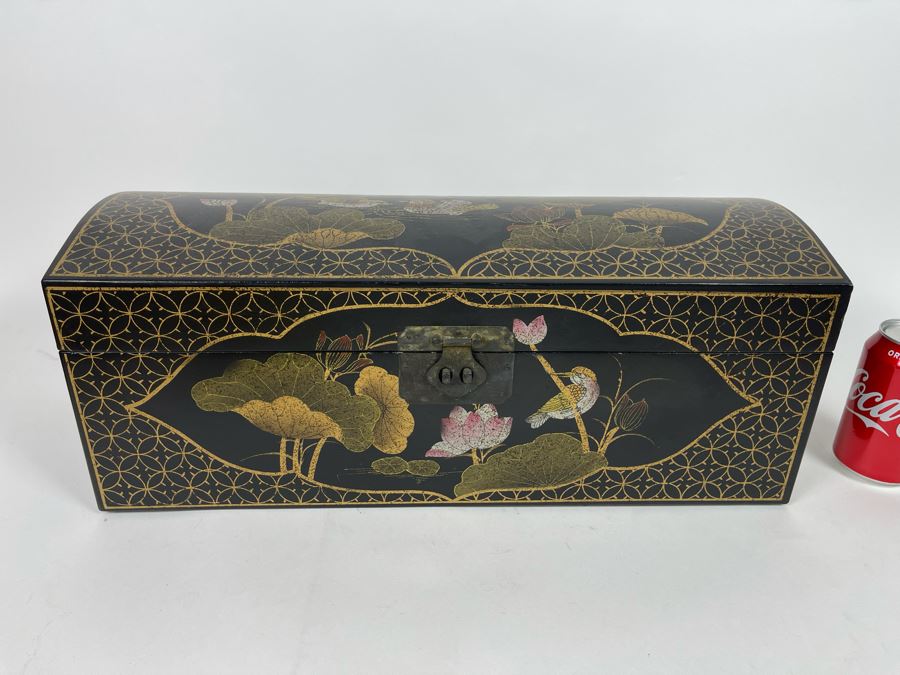 Asian Style Decorative Box 20W X 8D X 8H Retails $100 [Photo 1]