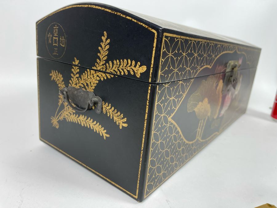 Asian Style Decorative Box 20W X 8D X 8H Retails $100 [Photo 6]