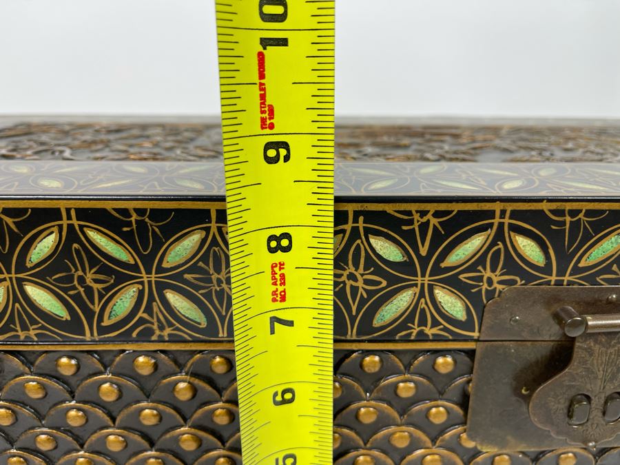 Large Decorative Asian Style Box 24W X 8D X 8.5H [Photo 8]