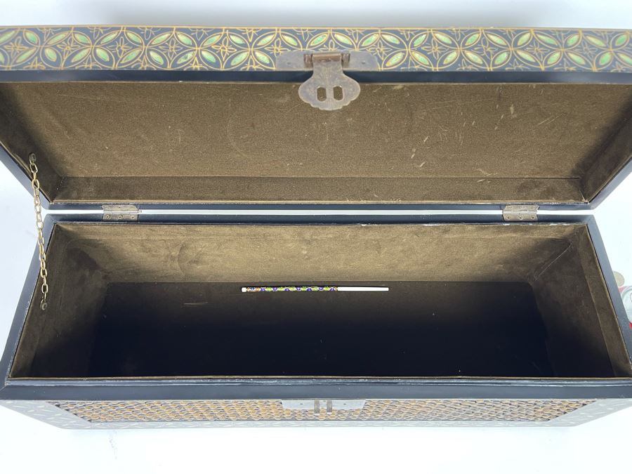 Large Decorative Asian Style Box 24W X 8D X 8.5H [Photo 5]