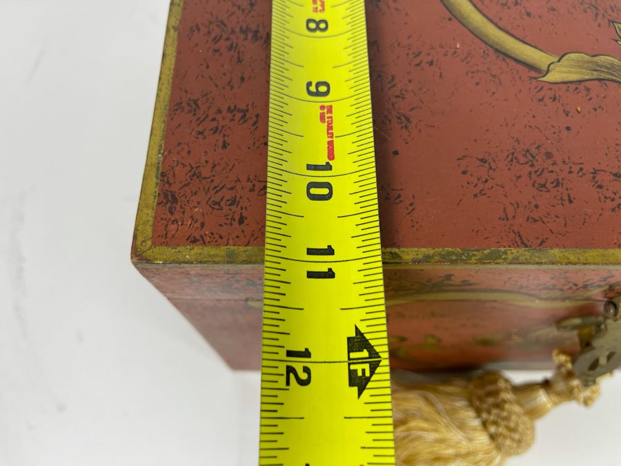 Decorative Box With Tassle 13W X 11D X 8H [Photo 7]