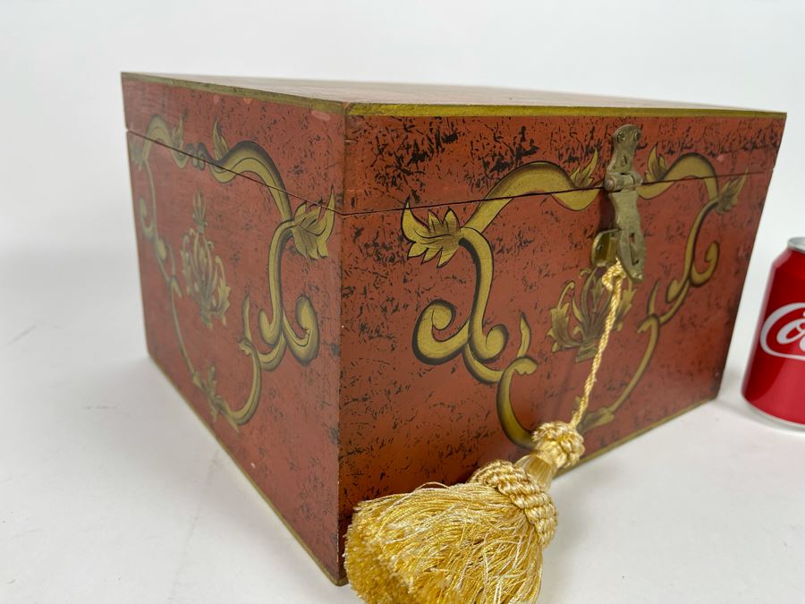 Decorative Box With Tassle 13W X 11D X 8H [Photo 4]