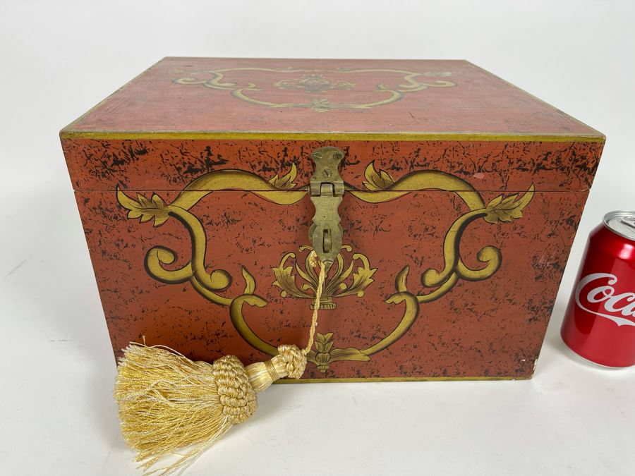 Decorative Box With Tassle 13W X 11D X 8H [Photo 2]
