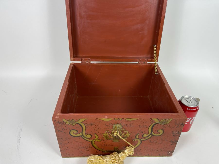 Decorative Box With Tassle 13W X 11D X 8H [Photo 5]