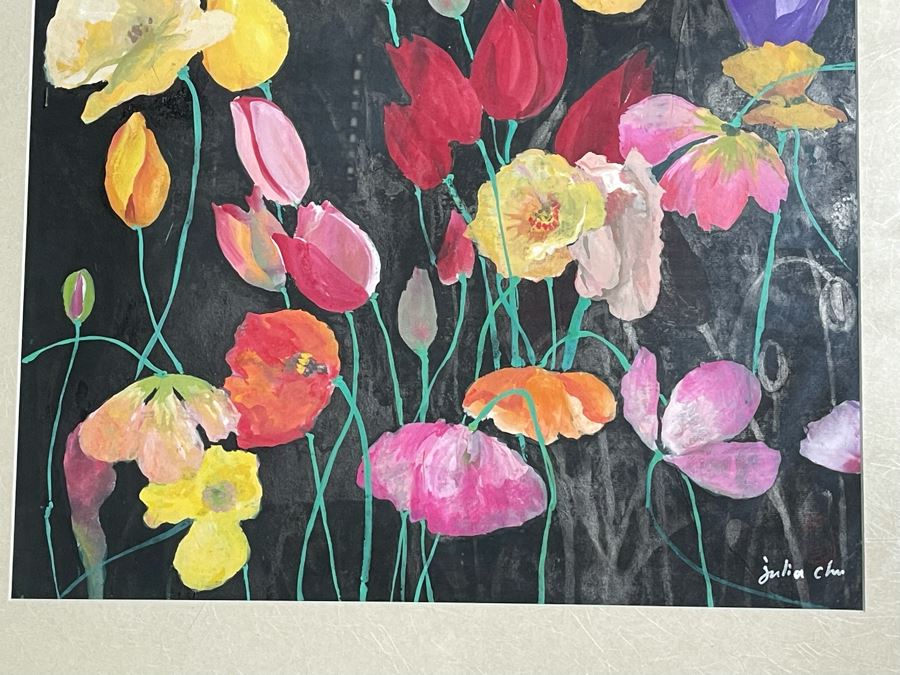 Original Chinese Painting By Julia Zhuying Chu 18.5W X 19H [Photo 6]