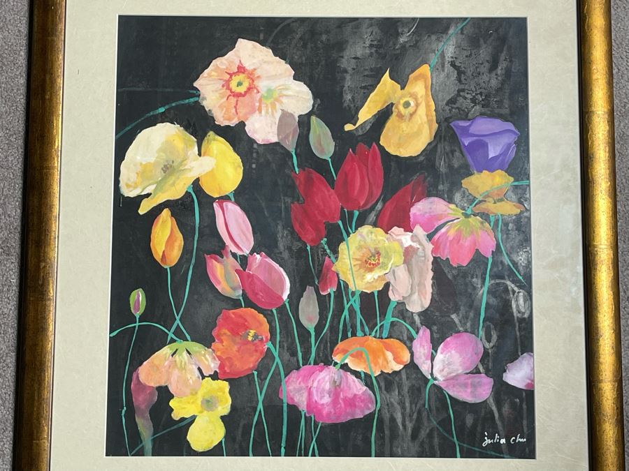 Original Chinese Painting By Julia Zhuying Chu 18.5W X 19H [Photo 4]