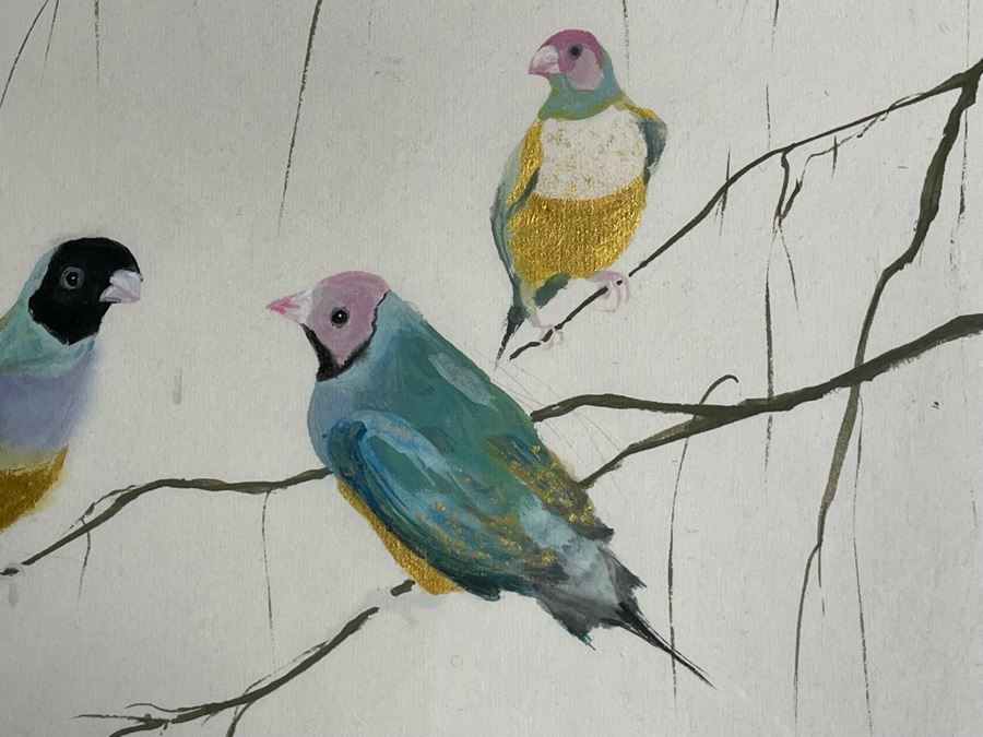 Original Chinese Painting By Julia Zhuying Chu 20W X 37.5H [Photo 4]