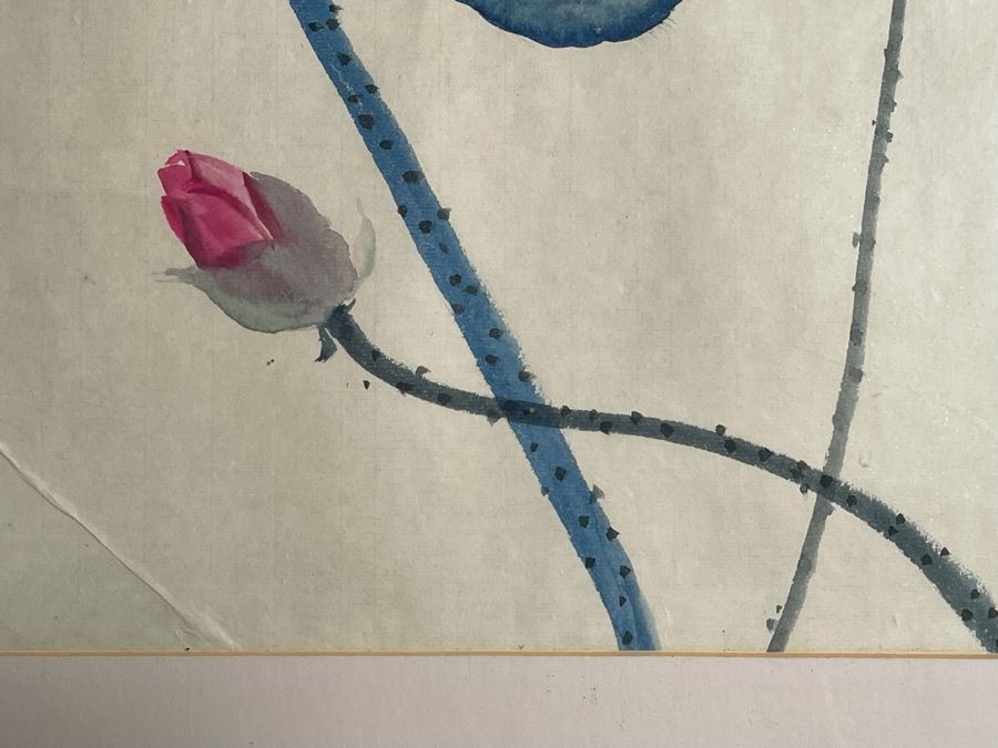 Original Framed Chinese Painting By Julia Zhuying Chu 18W X 25H [Photo 5]