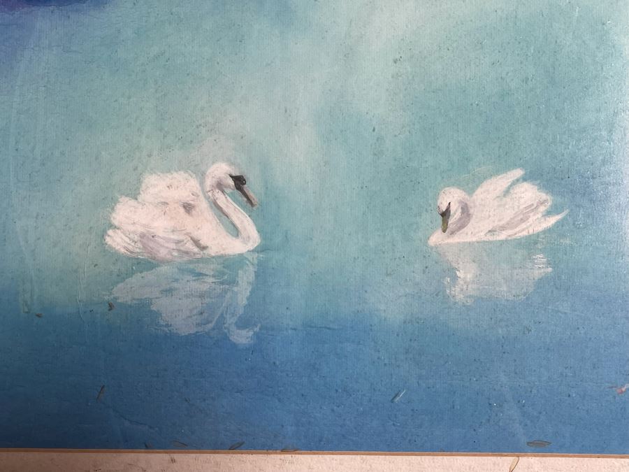 Original Chinese Watercolor Painting By Julia Zhuying Chu 26.5W X 21H [Photo 5]