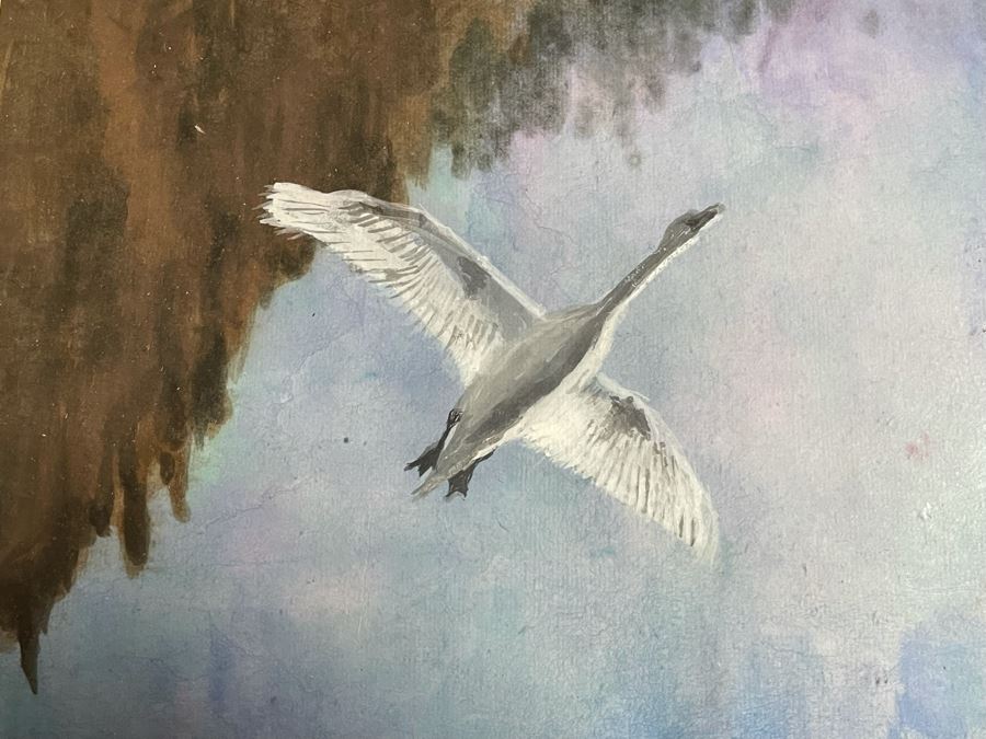 Original Chinese Watercolor Painting By Julia Zhuying Chu 26.5W X 21H [Photo 4]