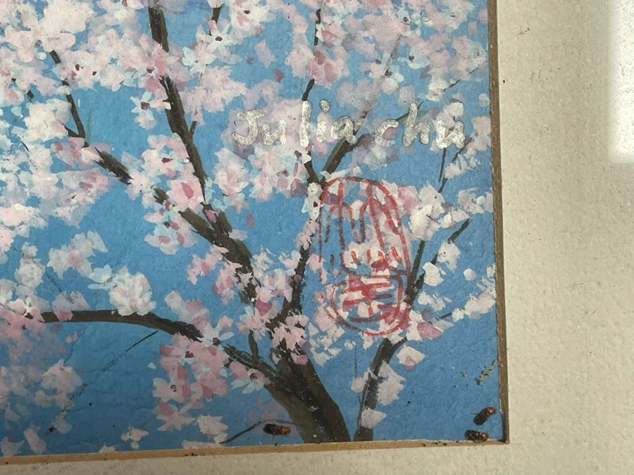 Original Chinese Watercolor Painting By Julia Zhuying Chu 26.5W X 21H [Photo 8]