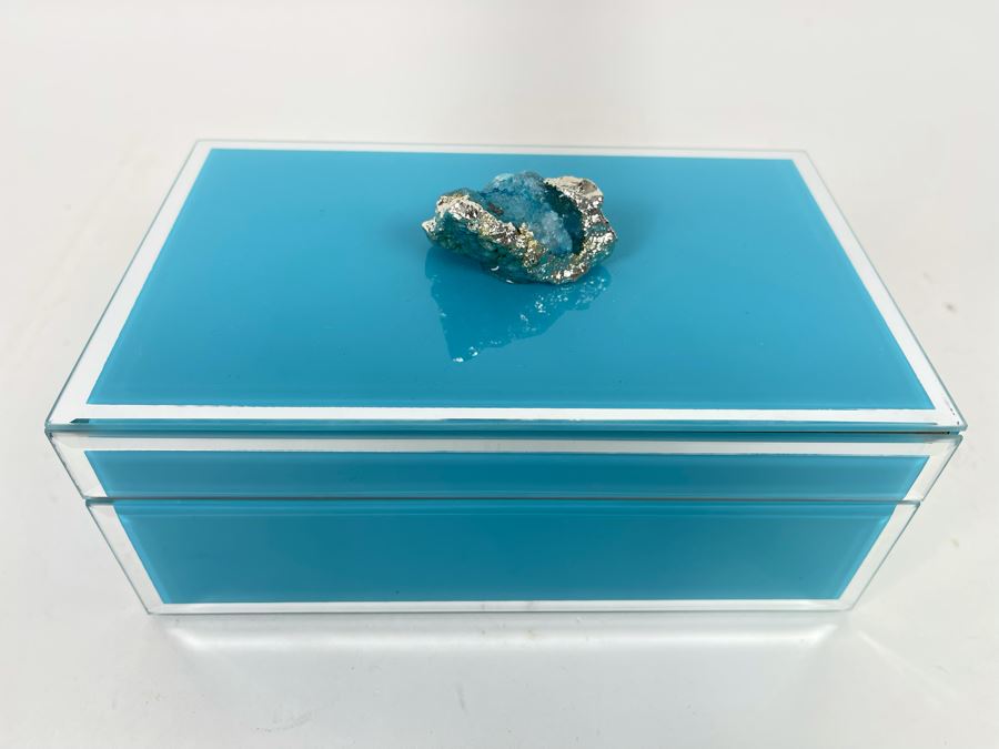 Decorative Blue Box 8W X 5D X 4H [Photo 4]
